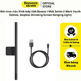 Đèn treo Baseus i-Wok Series màn hình máy tính bảo vệ mắt- DGIWK-B (Hàng chính hãng)