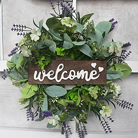 Artificial Eucalyptus Garland Home Fall Festival Farmhouse Welcome Wreath
