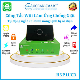 Công Tắc Thông Minh Wifi, Công Tắc Chống Giật Cho Bình Nóng Lạnh Hunonic - HNP1UC