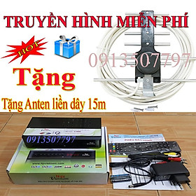 Hình ảnh Đầu thu truyền hình số mặt đất dvb t2 LTP tặng anten liền dây 15m