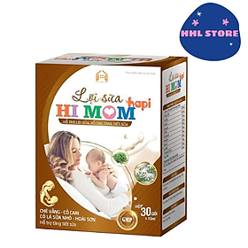 Lợi Sữa HI MOM,Hỗ Trợ tăng Tiết Sữa,Giảm Nguy Cơ Tắc Tuyến Sữa, Phục Hồi Sức Khoẻ Sau Sinh,Sữa Đặc Thơm