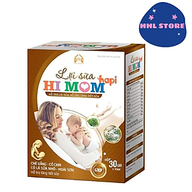 Combo 2 Hộp Lợi Sữa Hi Mom,Hỗ Trợ Lợi Sữa,Hỗ Trợ Tăng Tiết Sữa,Giảm Nguy Cơ Tắc Tuyến Sữa