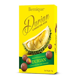 CHOCOLATE SỮA SẦU RIÊNG KHÔ BERNIQUE