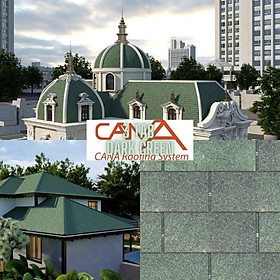 Mua Ngói lợp bitum phủ đá CANA - Đồng Phẳng