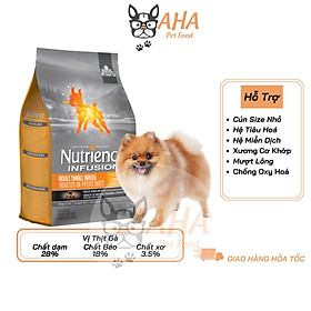 Thức Ăn Hạt Cho Chó Con, Nutrience Subzero Bao 2.27kg - Thức Ăn Cho Chó Gốm Có 6 Loại Thịt Cá, Rau Củ, Trái Cây - Chó Nhỏ Bao 2,5kg
