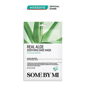 Mặt Nạ Giấy Some By Mi Tinh Chất Lô Hội Real Aloe Soothing Care Mask 20g