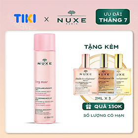 Nước tẩy trang Micellar 3 trong 1 Nuxe Very Rose 200ml