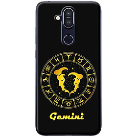 Ốp lưng dành cho Nokia 8.1 mẫu Cung hoàng đạo Song Tử (Gemini)