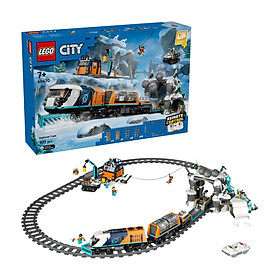 Đồ Chơi Lắp Ráp Tàu Lửa Khám Phá Bắc Cực LEGO CITY 60470 (1517 chi tiết)