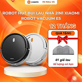 Robot Hút Bụi Lau Nhà Xiaomi Robot Vacuum E5 Black - Hàng Chính Hãng - Black