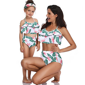 Phù hợp với Họ Đồ Tắm Mẹ Bơi Bikini Đồ Bơi Cho Mẹ và Con Gái Đồ Bơi Nữ Trẻ Em Kid Cho Bé Bãi Biển Đồ Bơi - 128 (Age5-6Years)