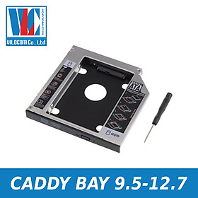 Mua Caddy Bay SATA gắn thêm ổ cứng cho Laptop hợp kim nhôm tỏa nhiệt tốt