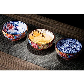 Mua Chén sứ Cảnh Đức vẽ tay 2 mặt