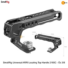 SmallRig Top Handle 2165C - Tay cầm hỗ trợ quay ốc 3/8 mẫu mới 2022