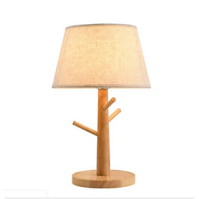 Đèn trang trí phòng ngủ để bàn - đèn ngủ để bàn - đèn ngủ gỗ - đèn ngủ Vintage LUCICIO