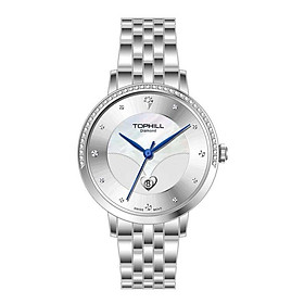 ĐỒNG HỒ TOPHILL TE062L.M1687 Đồng hồ nữ Thụy Sĩ, kính sapphire, vỏ thép 316L