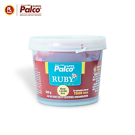 Mỡ bò đỏ chịu nhiệt, chịu cực áp cao cấp PALCO Ruby Gel Phức Lithium, NLGI-3 - Hộp 500gr - Nhập khẩu Ấn Độ