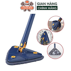 Mua Cây lau nhà thông minh tự vắt đa năng hình tam giác  hỗ trợ lau trần nhà  cửa sổ  sàn nhà  lau kính xoay 360 độ