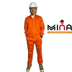 Mua QUẦN ÁO BẢO HỘ LAO ĐỘNG - Cam Công Nhân - Vải KAKI 21