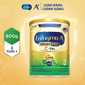 Thực phẩm bổ sung Enfagrow A+ NeuroPro 3 C-Sec 800g