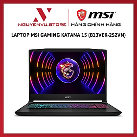 Mua Laptop MSI Gaming Katana 15 (B13VEK-252VN) (i7 13620H/8GB/512GB SSD/RTX4050 6GB/15.6FHD 144Hz/Win11/Đen/Balo Essential) - Hàng Chính Hãng