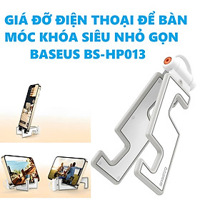 Giá đỡ điện thoại nhựa để bàn dạng móc khóa gập được siêu nhỏ gọn Baseus Foldable Series BS-HP013 _ Hàng chính hãng