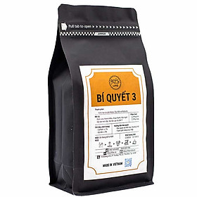Cà Phê Rang Xay Nguyên Chất - 90S Coffee Vietnam | Bí Quyết 03 | Công Thức Phối: Moka Cầu Đất + Robusta | 100% Cà Phê Sạch | Đậm Đà - Ít Chua - Hậu Ngọt