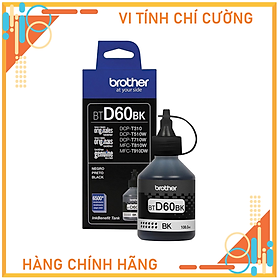 Mực In Brother BTD60BK màu đen dùng cho Brother DCP-T310, DCP-T510W, DCP-T710, MFC-T810W, MFC-T910DW - Hàng Chính Hãng