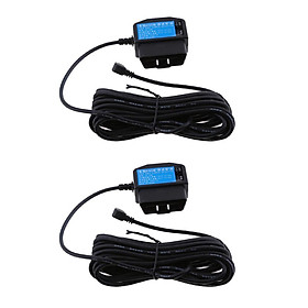 MagiDeal 2pcs Car Dash Cam DVR Hardwire Kit  Cable 12/24V to 5V/3A