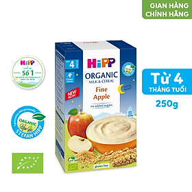 Bột ăn dặm dinh dưỡng Sữa, Chúc ngủ ngon táo tây HiPP Organic 250g