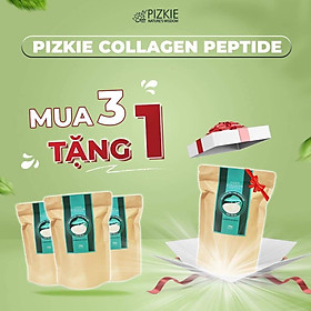 [MUA 3 TẶNG 1] COMBO 3 GÓI COLLAGEN PEPTIDE PIZKIE CÁ HỒI NHẬT BẢN - GIÚP LÀM ĐẸP DA, HỖ TRỢ LÀM MỜ ĐỐM NÂU, TÀN NHANG, TĂNG CƯỜNG ĐỘ ĐÀN HỒI  VÀ CUNG CẤP ĐỘ ẨM CHO LÀNDA 