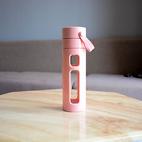 Mua Bình Nước Du Lịch Giữ Nhiệt Có Rây Lọc Trà Thủy Tinh  Nhiều Màu 666ml
