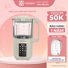 Máy Làm Sữa Hạt Hawonkoo SMH-121 10 chế độ nấu 900W 1200ML Hàng Chính Hãng Bảo Hành 12 Tháng - Thương Hiệu Hàn Quốc