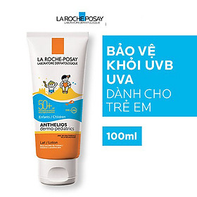 Kem Chống Nắng Dạng Sữa Cho Trẻ Em La Roche Posay Anthelios Dermo Kid SPF 50+ UVB & UVA 100ml