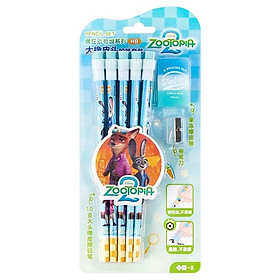 Vỉ 10 Bút Chì HB Zootopia - iiGEN YZ360035