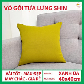 Mua Vỏ gối tựa trang trí nhà cửa sofa 40x40cm màu xám