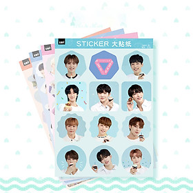Nhãn dán sticker SEVENTEEN Carat