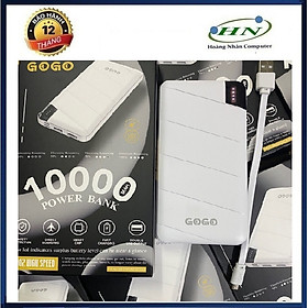 Mua Pin sạc dự phòng Gogo 10.000mah  2 cổng sạc nhanh và sạc chậm-HN