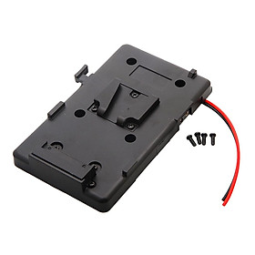 V Mount V-lock D-tap BP Battery Plate Adapter for Sony DSLR DV Video Camera