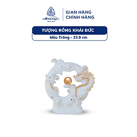 Mua Tượng Rồng Sứ Cao cấp Minh Long - Khải Đức - 23.9 cm