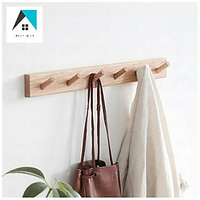 Mua Móc Treo Quần Aó - Móc TREO Tường Bằng Gỗ Cao Cấp