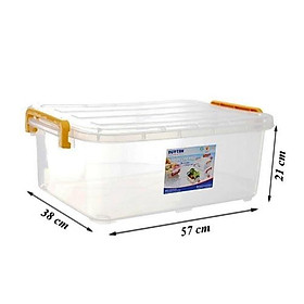 Mua Thùng Nhựa Trong Suốt Duy Tân 30 Lít 57 x 38 x 21 cm- GIAO NHANH 1H