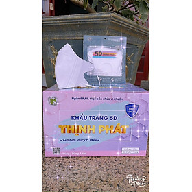 THÙNG 100C CHẾC KHẨU TRANG 5D NGĂN NGỪA GIỌT BẮN THINH PHÁT CHO NGƯỞI LỚN