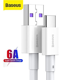 Mua Cáp Sạc Nhanh Superior Series Type C 66W (6A/66W  480Mbps  USB to Type-C  ABS+TPE  Fast Charging Data Cable ) - Hàng Chính Hãng Baseus
