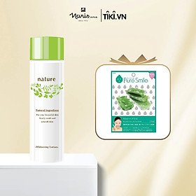 Nước dưỡng và giảm thiểu tế bào chết Nhật Bản cao cấp Naris Nature Whitening All Purpose Lotion (160ml) – Hàng Chính Hãng