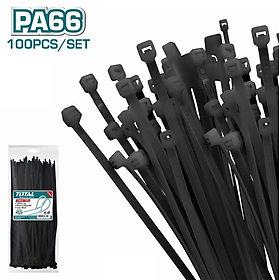Mua BỘ 100 DÂY RÚT NHỰA ĐEN 100X2.5MM-300X4.8MM TOTAL - HÀNG CHÍNH HÃNG