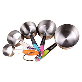 Mua Bộ cup thìa đong inox màu