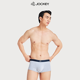 Quần Lót Nam Thun Cotton Jockey Dáng Trunk Boxer Co Giãn Thoải Mái Màu Xám Melange - J1247