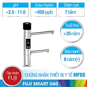 Máy lọc nước ion kiềm Fuji Smart U60 Nhật Bản - Hàng chính hãng