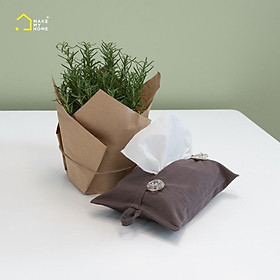 Mua Túi Vải Trang Trí  Túi Bọc Khăn Giấy Đẹp Make My Home OREO